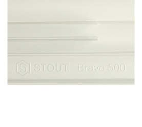 Радиатор алюминиевый боковое подключение STOUT Bravo 500 10 секций SRA-0110-050010 в Астрахани 9