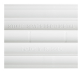 Радиатор биметаллический боковое подключение STOUT Space 350 14 секций SRB-0310-035014 в Астрахани 5
