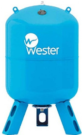 Гидроаккумулятор Wester 50 литров мембранный расширительный бак для водоснабжения WAV 50 0141100 в Астрахани 0