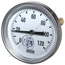 Термометр биметаллический Wika 3901912 А5002 120C Дк 100 L=100 в Астрахани 1
