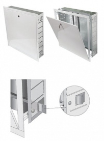 Встроенный коллекторный шкаф Grota Мини GR SHRM-3 со встроенной дверцей в Астрахани 1
