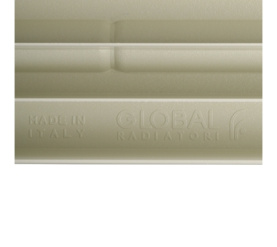 Радиатор биметаллический боковое подключение (белый RAL 9010) Global STYLE EXTRA 350 14 секций в Астрахани 9