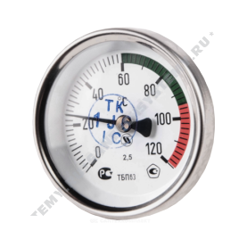Термометр биметаллический Юмас ТБП-Т 120C Дк 100 L=100 в Астрахани 0