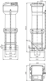 Повысительный насос Wilo MVISE 406-1/16/E/3-2-2G вертикальный центробежный в Астрахани 1