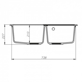 Мойка из камня Iddis Vane G 780x500 V24S782i87 2 чаши, сафари в Астрахани 2