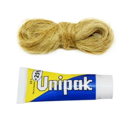 Комплект №1 UNIPAK (паста тюбик 25 г. + лён 13 г.) UNIPAK в Астрахани 0