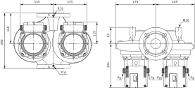 Циркуляционный насос Wilo Top-SD 50/7 DM PN6/10 в Астрахани 1