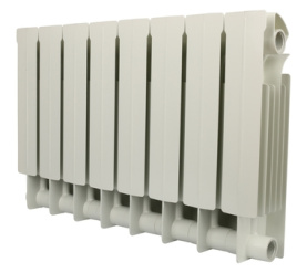 Радиатор биметаллический боковое подключение (белый RAL 9010) Global STYLE PLUS 350 8 секций в Астрахани 1