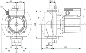 Циркуляционный насос Wilo Top-Z 30/7 EM PN6/10 RG в Астрахани 1