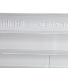 Радиатор биметаллический боковое подключение (белый RAL 9016) RIFAR BASE 200 8 секций в Астрахани 7