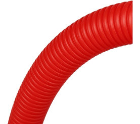Труба гофрированная ПНД, цвет красный, наружным диаметром 25 мм для труб диаме STOUT SPG-0002-502520 в Астрахани 1