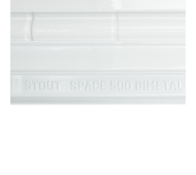 Радиатор биметаллический боковое подключение STOUT Space 500 4 секции SRB-0310-050004 в Астрахани 8