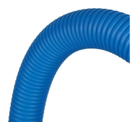 Труба гофрированная ПНД, цвет синий, наружным диаметром 25 мм для труб диаметр STOUT SPG-0001-502520 в Астрахани 1