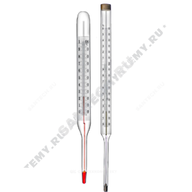 Термометр керосиновый прямой ТТЖ-M150C L=66 в Астрахани 1