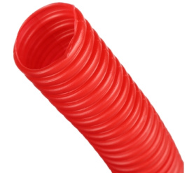 Труба гофрированная ПНД, цвет красный, наружным диаметром 32 мм для труб диаме STOUT SPG-0002-503225 в Астрахани 2
