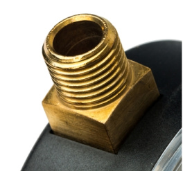 Термоманометр радиальный в комплекте с автоматическим запорным клапаном. Корпу STOUT SIM-0006-800415 в Астрахани 4