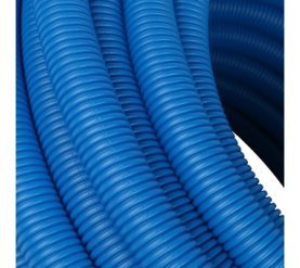 Труба гофрированная ПНД, цвет синий, наружным диаметром 25 мм для труб диаметр STOUT SPG-0001-502520 в Астрахани 3