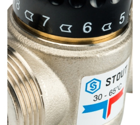 Термостатический смесительный клапан для систем отопления и ГВС 1 1/4 НР 30-65° STOUT SVM-0025-356532 в Астрахани 3
