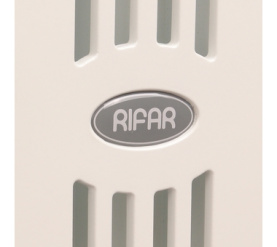 Радиатор биметаллический нижнее правое подключение (белый RAL RIFAR SUPReMO VENTIL 350 SVR 8 секций в Астрахани 6