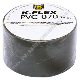 Лента ПВХ PVC AT 070 38мм х 25м черный K-flex 850CG020001 в Астрахани 2