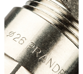 Муфта с нар.резьбой (26х3,0х3/4) для металлопластиковых труб винтово Prandelli Multyrama 103.01.12.6 в Астрахани 6