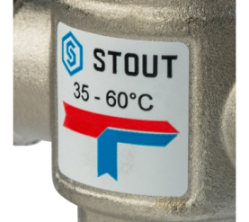 Термостатический смесительный клапан для систем отопления и ГВС 3/4 НР 35-60° STOUT SVM-0020-166020 в Астрахани 3