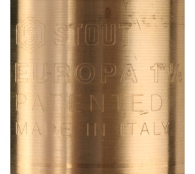 Клапан обратный пружинный муфтовый с металлическим седлом 1 1/4 STOUT SVC-0011-000032 в Астрахани 3