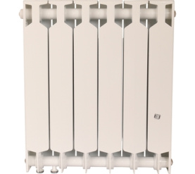 Радиатор биметаллический нижнее правое подключение (белый RAL RIFAR SUPReMO VENTIL 500 SVR 6 секций в Астрахани 2