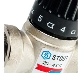 Термостатический смесительный клапан для систем отопления и ГВС 3/4 ВР 20-43 STOUT SVM-0010-164320 в Астрахани 3