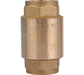 Клапан обратный пружинный муфтовый с металлическим седлом 1/2 STOUT SVC-0011-000015 в Астрахани 1
