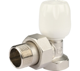 Клапан ручной терморегулирующий с неподъемным шпинделем, угловой 3/4 STOUT SVRs 1152 000020 в Астрахани 0