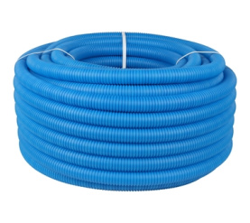 Труба гофрированная ПНД, цвет синий, наружным диаметром 32 мм для труб диаметр STOUT SPG-0001-503225 в Астрахани 0