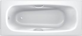 Стальная ванна BLB Universal Anatomica HG 170x75 см B75L с отверстиями под ручки 208 мм в Астрахани 0