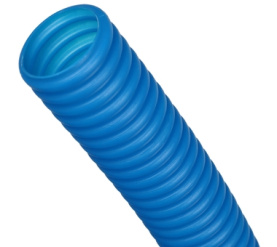 Труба гофрированная ПНД, цвет синий, наружным диаметром 32 мм для труб диаметр STOUT SPG-0001-503225 в Астрахани 2