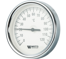 Термометр биметаллический с погружной гильзой 80 мм F+R801(T) 8075 Watts 10005944(03.02.060) в Астрахани 0