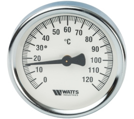 Термометр биметаллический накладной FR810(ТАВ) 80120 Watts 10006505(03.08.080) в Астрахани 2