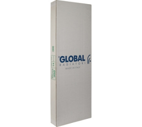 Радиатор биметаллический боковое подключение (белый RAL 9010) Global STYLE PLUS 350 14 секций в Астрахани 11