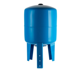 Расширительный бак, гидроаккумулятор 80 л. вертикальный (цвет синий) STOUT STW-0002-000080 в Астрахани 4