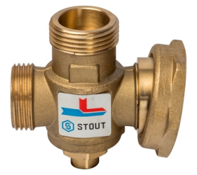 Термостатический смесительный клапан G 1M-G 1 1/2 F-G 1M 70°С STOUT SVM-0050-327007 в Астрахани 2