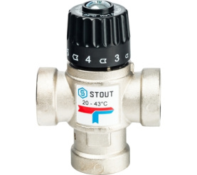 Термостатический смесительный клапан для систем отопления и ГВС 3/4 ВР 20-43 STOUT SVM-0010-164320 в Астрахани 2