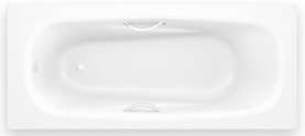 Стальная ванна BLB Universal Anatomica 170x75 см B75U42 (B75UQH) с отверстиями под ручки 208 мм в Астрахани 1