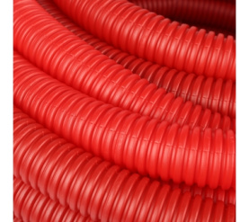 Труба гофрированная ПНД, цвет красный, наружным диаметром 32 мм для труб диаме STOUT SPG-0002-503225 в Астрахани 3