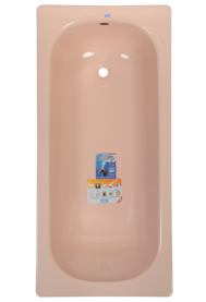 Ванна стальная ВИЗ Donna Vanna 170x70 розовый коралл, шумопоглащающая, с опорной подставкой, DV-71942 в Астрахани 0