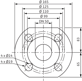 Циркуляционный насос Wilo Top-SD 50/15 DM PN6/10 в Астрахани 2