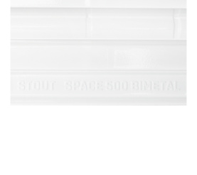 Радиатор биметаллический боковое подключение STOUT Space 500 8 секций SRB-0310-050008 в Астрахани 6