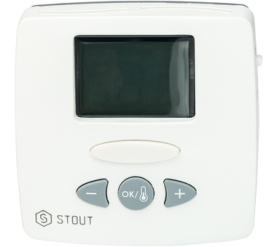 Термостат комнатный электронный WFHT-LCD. С выносным датчиком STOUT STE-0002-000015 в Астрахани 0