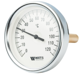 Термометр биметаллический с погружной гильзой 80 мм F+R801(T) 80100 Watts 10005950(03.02.100) в Астрахани 1
