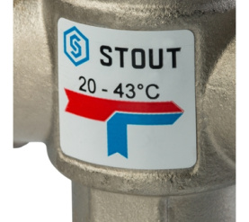 Термостатический смесительный клапан для систем отопления и ГВС 1 НР 20-43° STOUT SVM-0020-164325 в Астрахани 3
